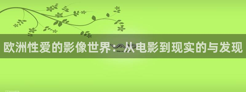 桃花私人影院：欧洲性爱的影像世界：从电影到现实的与发现